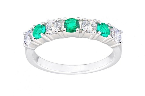 Sterling silver simulated - silver,