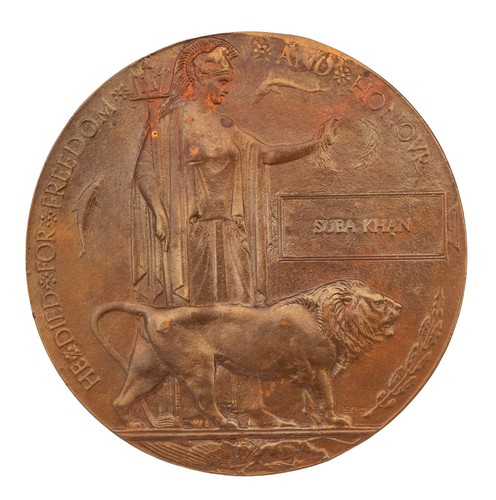 Ww1 memorial plaque - plaque, khan