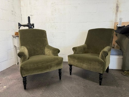Pair french armchairs in - pair,