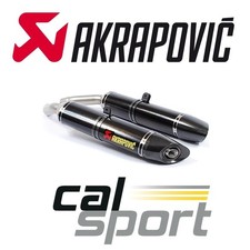 Akrapovic Yamaha YZF R1 2004 04 Road Legal Carbon Slip On Exhaust Silencers 5VY