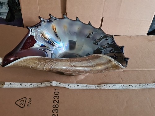 Krosno jozefina art glass - krosno, 14"