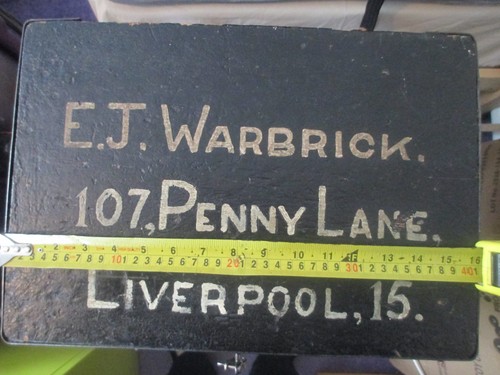 Vintage wooden box with - wooden,