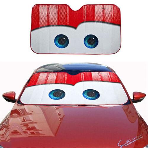 Red catoon big eyes car - catoon,