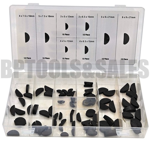 80pc woodruff key assortment - 80pc,