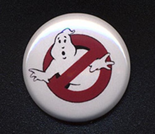Ghostbusters badge button pin - ghostbusters,
