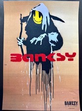 Original Banksy Limited Edition Grin Reaper A2 Print Limitless Exhibition London