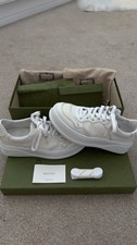 Boxed Gucci White Leather
