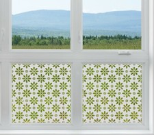Privacy etched glass window