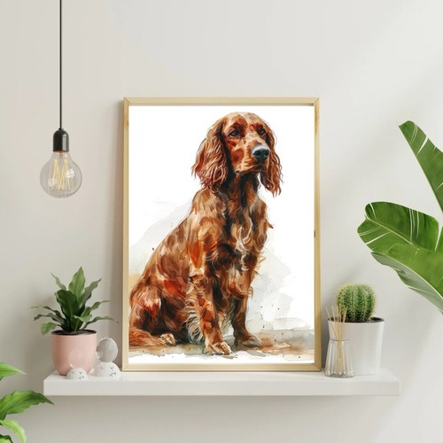 Red setter print - setter,