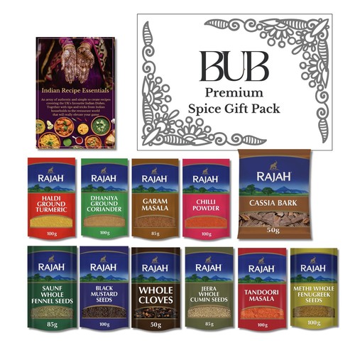 Indian spice gift box curry - box,