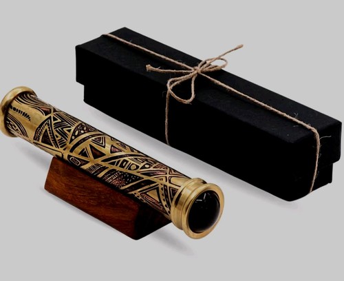 Brass handmade teleidoscope - handmade,