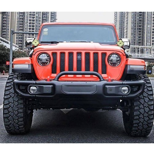 Front steel bumper - front, model