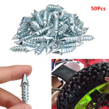 50Pc Motorcycle ATV Winter Snow Anti Slip Screw Stud Steel Wheel Tire Nail Spike