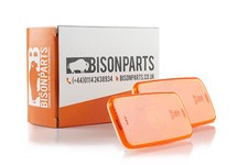 AMBER SIDE MARKER LAMP LENS (PAIR) 1671689 FITS FORD TRANSIT MK6 & MK7 TRA141/2*