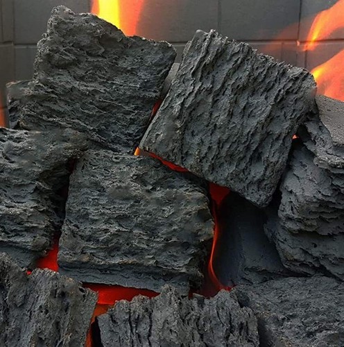 Gas fire coals replacement - fire,