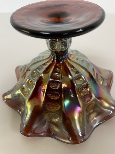 Fenton amethyst compote - fenton,