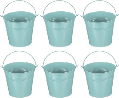 Pack small metal buckets - pack,