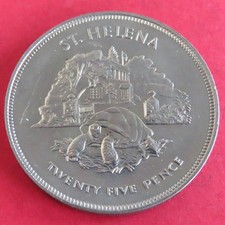 ST HELENA 1977 QEII SILVER