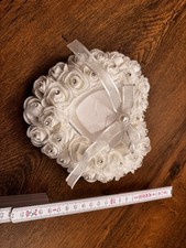 White, Wedding Ring Pillow