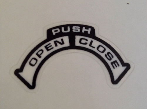 Fuel cap tank decal - fuel, cb400