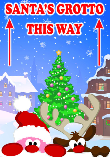 Christmas santas grotto - christmas, santa
