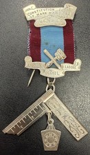 MASONIC:  Mark Past Masters Silver Breast Jewel