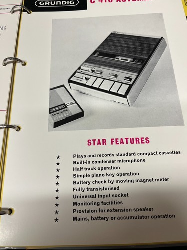Grundig c410 automatic tape - grundig,