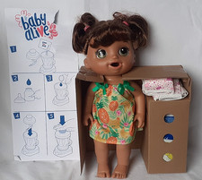 2018 Hasbro E6944 Baby Alive Doll Eats Drinks Pees & Poops + Accessories Unused