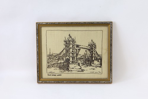 Vintage needlepoint embroidery - needlepoint,