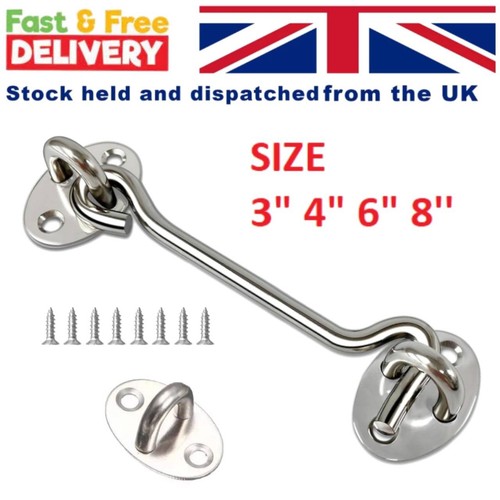 Galvanised steel cabin hook - steel, &