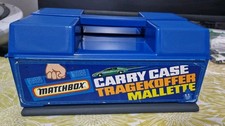 MATCHBOX BLUE EMPTY CARRY CASE