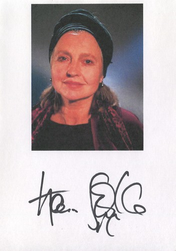Hanna schygulla autograph - hanna,