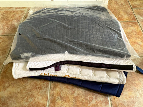 Job lot saddle pads - 1)job,
