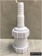Washing Machine or Dishwasher Waste Hose Connection Adaptor Kit to 40mm