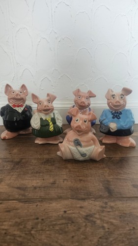 Wade vintage ceramic piggy - vintage,