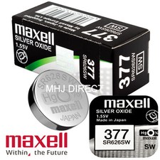1 x Maxell 377 SR626SW SR66