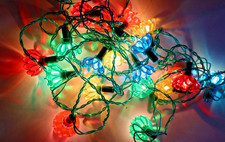 20 Vintage PIFCO Fairytale Christmas Lights