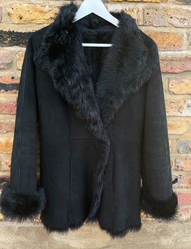 Sheepskin leather coat - sheepskin,