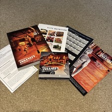 Insanity BeachBody Total Body Workout Program Disc 10 DVD Set with extras