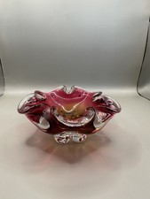 Vintage Purple & Orange Glass