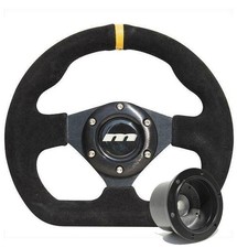 250mm Black Moulded Steering