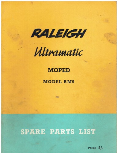 Raleigh ultramatic moped model - moped,
