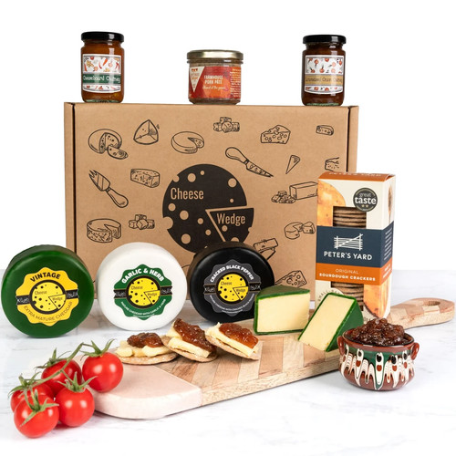 Luxury cheese pate hamper - luxury,