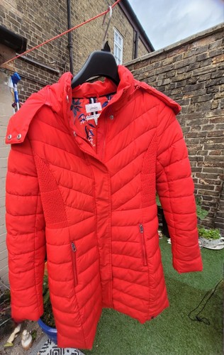 Joules red dartwell quilted - red,