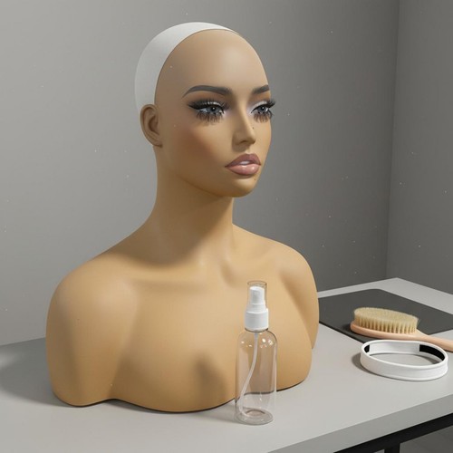 Shoulder mannequin bust with - mannequin,