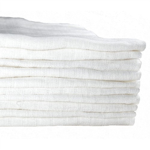 White muslin squares - 10,