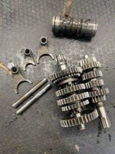 Kawasaki Kx 60 1990 Complete Gearbox  Input output shaft selector forks drum