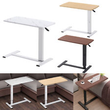 Adjustable Mobile Over Bed Laptop Trolley Desk Overbed Hospital Table w/ Wheels