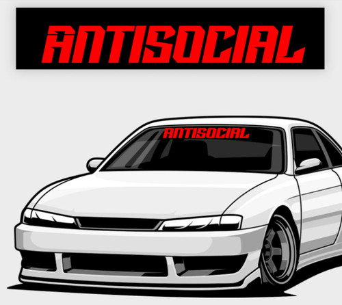 Antisocial sunstrip strip - sunstrip, +