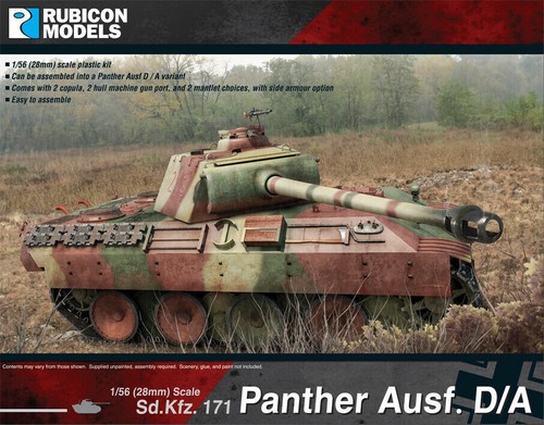 Rubicon panther ausf - d, plastic